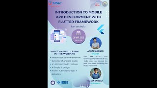 Introduction to Mobile App Development With Flutter Framework | 2023 | TRAC UET TAXILA