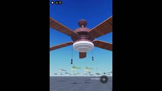 Hampton Bay Gazebo Plus ceiling fan in Roblox #robloxceilingfan