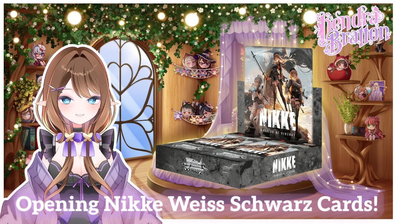[Handcam: NIKKE Weiss Schwarz] You got me Nikke Weiss Schwarz!| Kendra Bratton Fairy VTuber  #vtuber