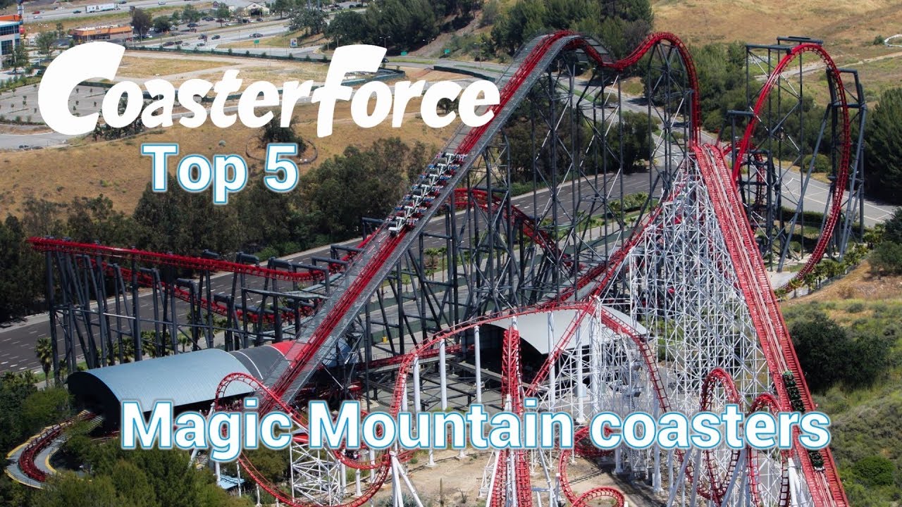 Top 5 Six Flags Magic Mountain coasters - YouTube