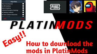 How to easily used and download mods from PlatinMods!! (Easy)