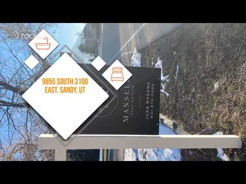 9855 South 3100 East, Sandy, UT home video tour