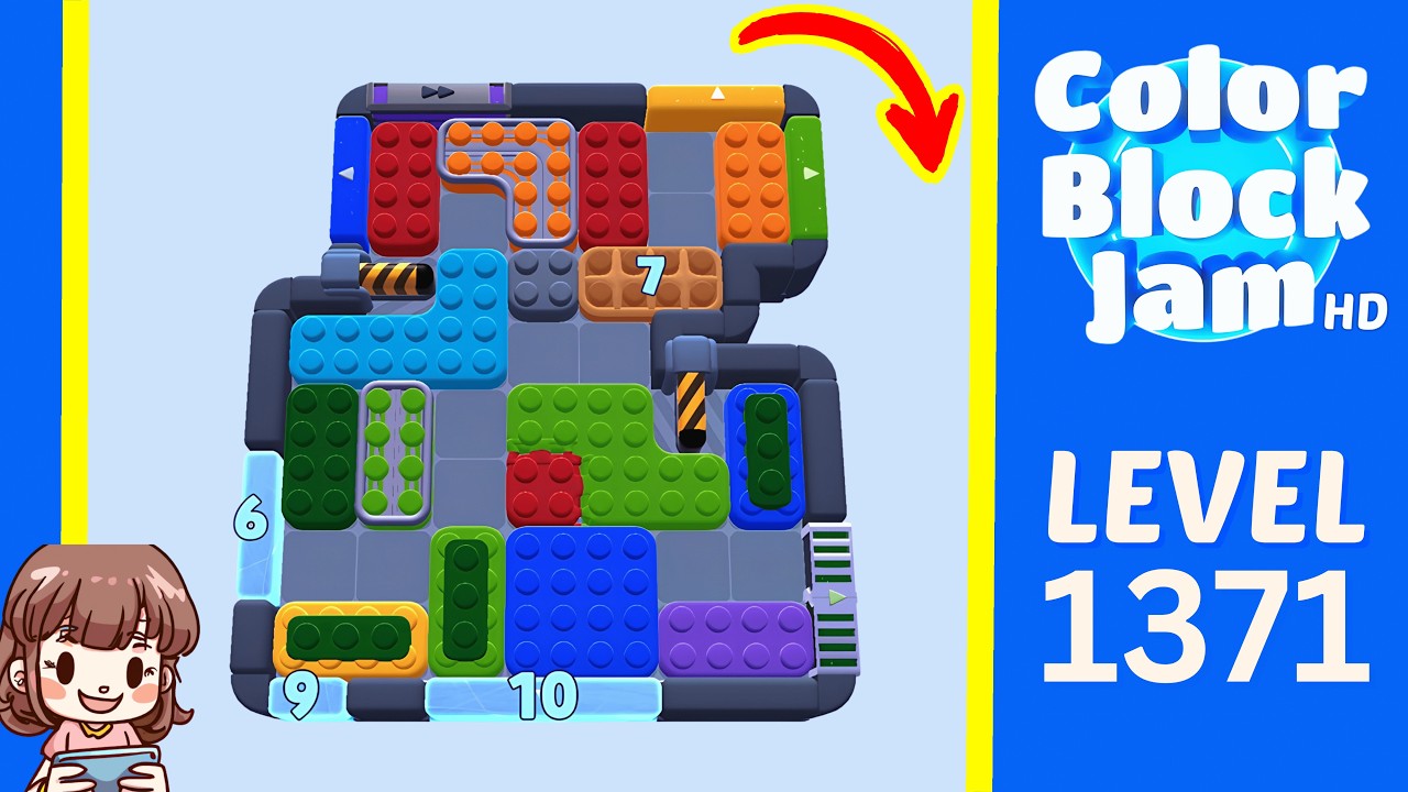 Color Block Jam Level 1371 Solution Walkthrough - YouTube