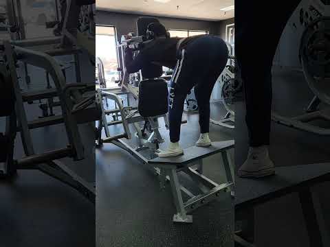 RDL on hack squat