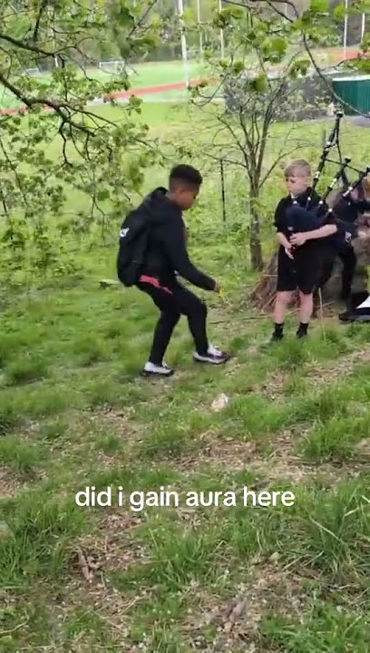 When a kid plays the bagpipe better than you... respect! 👏