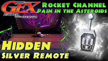 Hidden Silver Remote | Pain in the Asteroids - Rocket Channel | Gex: Enter the Gecko