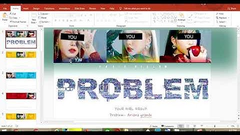 EASY COLOR CODED LYRICS TUTORIAL [ when you have a old ppt existing]