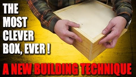 Slimme manier om ONVERWOESTBARE dozen, kasten en lades te maken