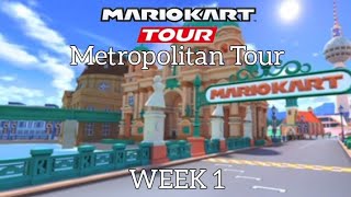 Mario Kart Tour 🏙️ 'Metropolitan Tour' 🏙️ - New Courses (Part 1 of 2) & Day 1 Challenge