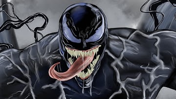 Venom Speed Drawing ( Tom Hardy ) - Autodesk Sketchbook | Ritwickarts