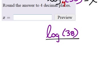 How to Use a Calculator to Solve an exponential Equation