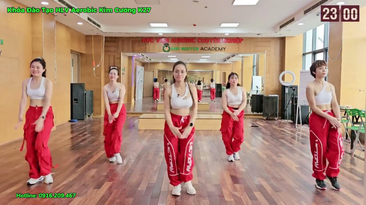 [Bài SIÊU HAY] 35 PHÚT AEROBIC CÙNG KHÓA ĐÀO TẠO HLV AEROBIC K27 ✅ #0904 |OANH NGUYỄN #0904