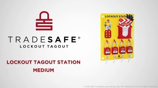 Medium Lockout Tagout Station - Industrial Lockout Station | TRADESAFE