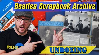 Unboxing Huge Beatles &amp; Solo Scrapbook &amp; Cuttings Archive 1964-1999