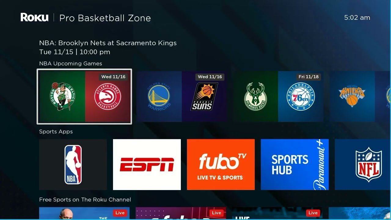 How To Watch Live Sports On Roku