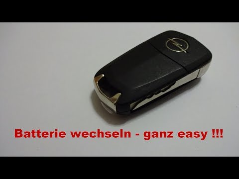 Opel Adam: Leere Schlüsselbatterie wechseln & anlernen