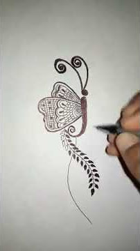 Download lagu butterfly drawing || Rini Creation #shorts