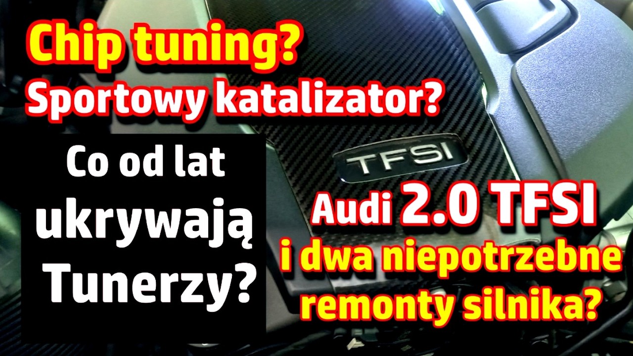 Chip tuning? Audi 2.0 TFSI - Co od lat kryją Tunerzy? Dwa remonty silnika? Dlaczego?