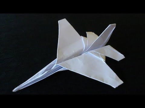 Cara Buat  Origami  pesawat terbang yang belum pernah ada 