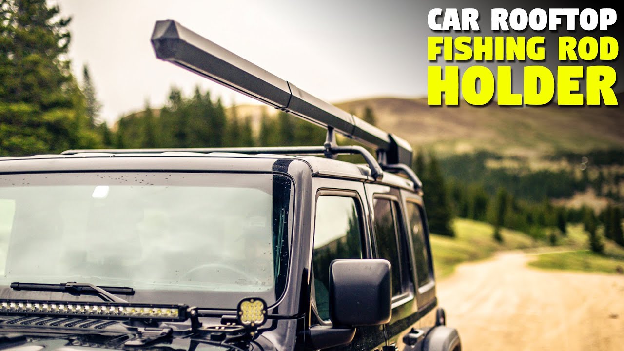 This Car Rooftop Fishing Rod Holder Lets You Skip De-Rigging! 