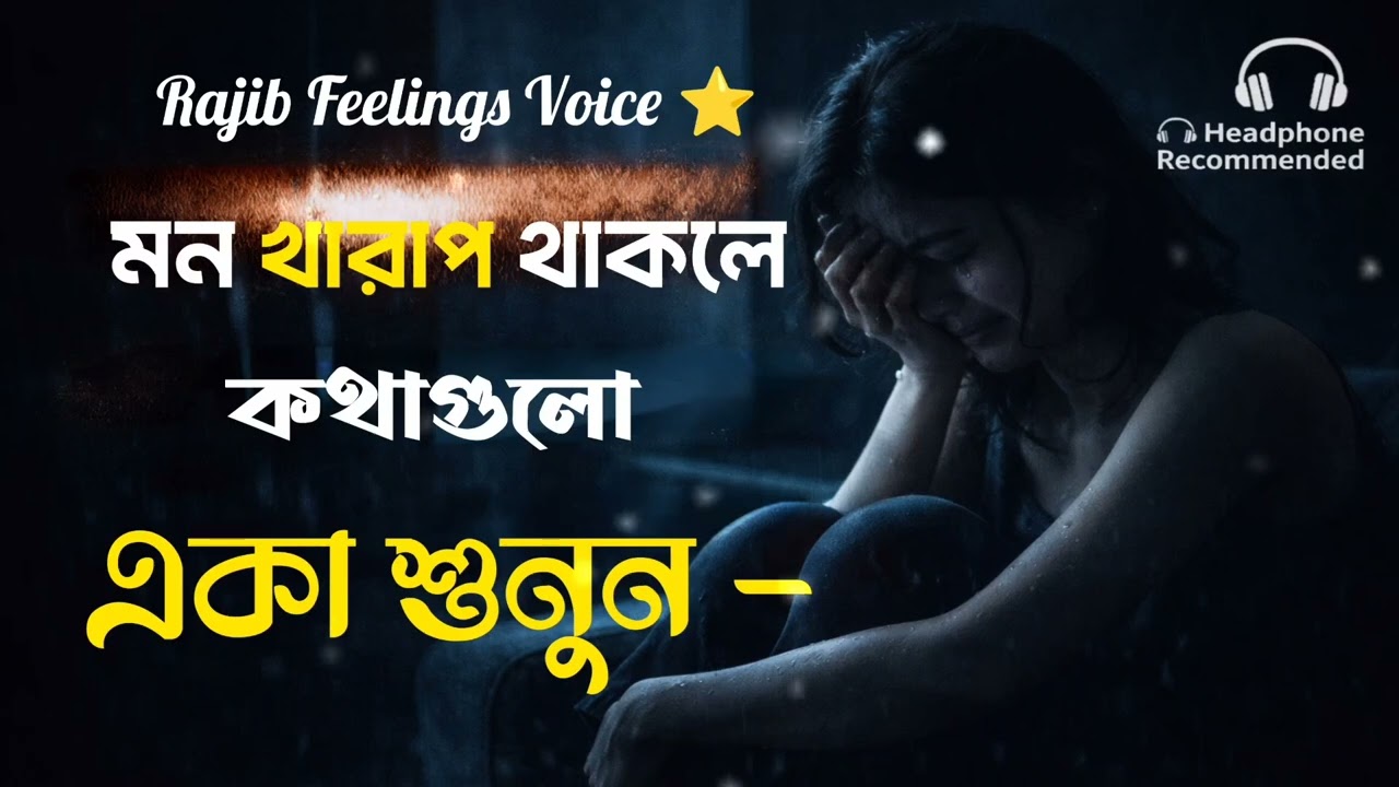 মন খারাপ থাকলে একা শুনুন | রাতের নীরব গল্প | জীবন বদলে যাবে | Emotional Motivational Speech