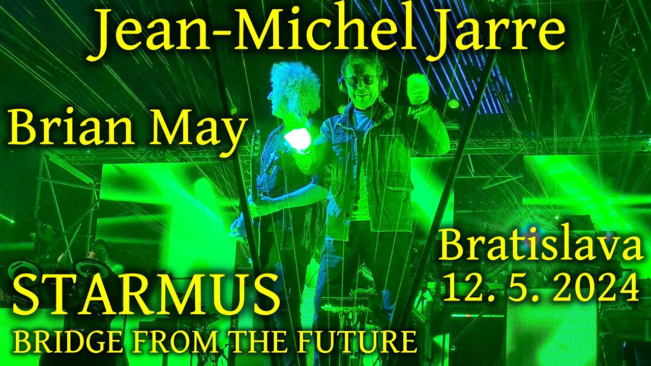 Sir Brian May is on the stage of the Starmus VII Opening Concert “Bridge From The Future”