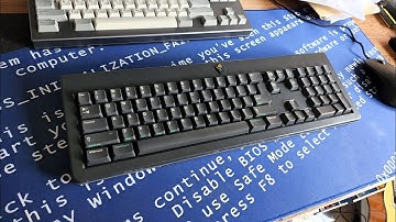 NeXT Non-ADB Keyboard Typing Demo [Reversed-stem, Double-leafed Alps SKCM Ivory]