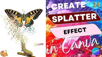 Canva Shatter, Dispersion, Splatter Effect [Tutorial]
