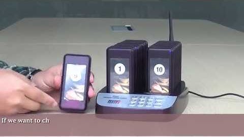 Tivdio T113 Restaurant Paging Calling System
