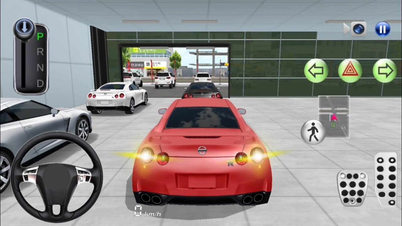 3D Driving Class - New Real Nissan GT-R - gadi wala game 