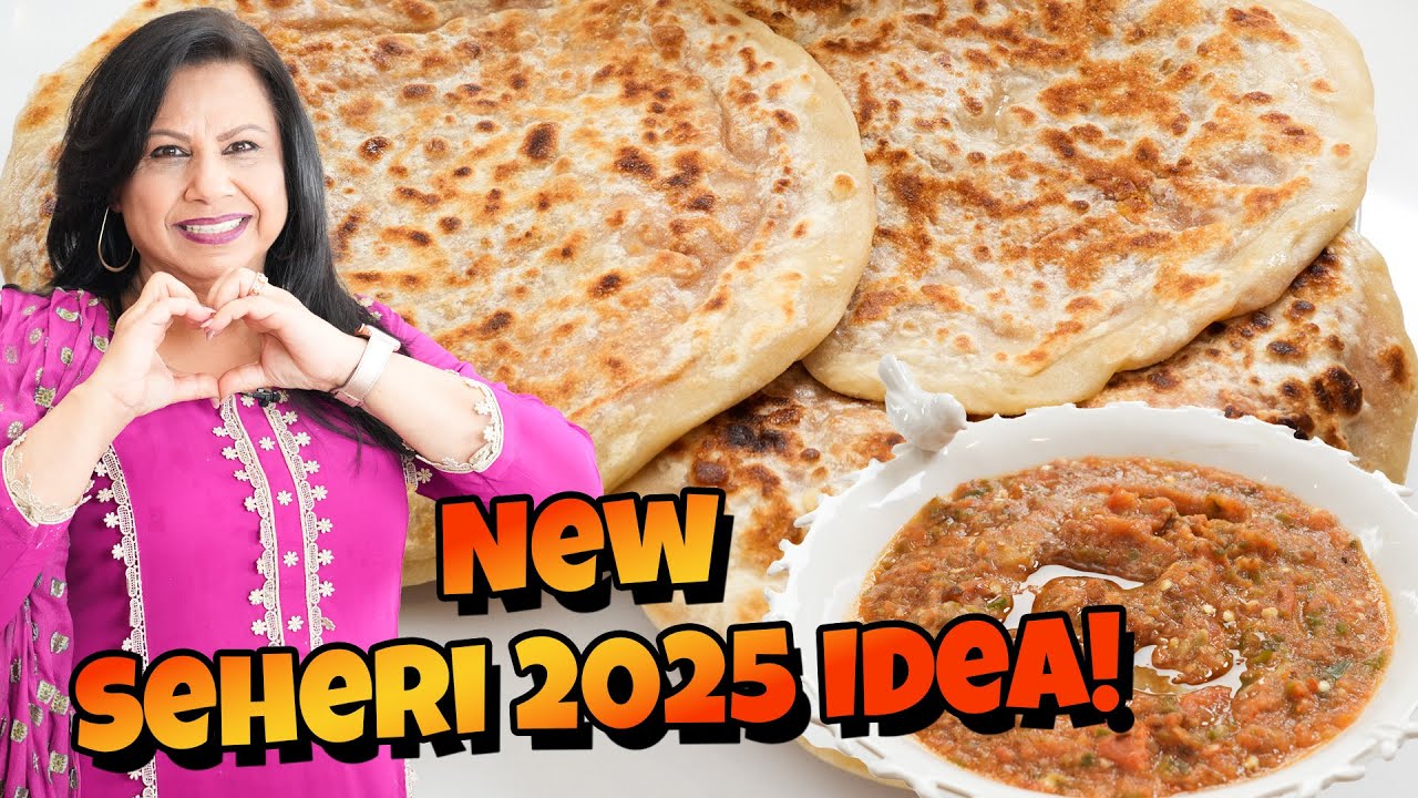 Seheri 2025 Ke Liye Best Idea! No Rolling No Liquid Dough Aloo Parathas Recipe in Urdu Hindi - RKK