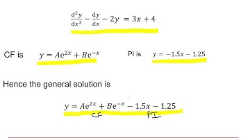 AQA Core Pure: Second order differential equations 2-2