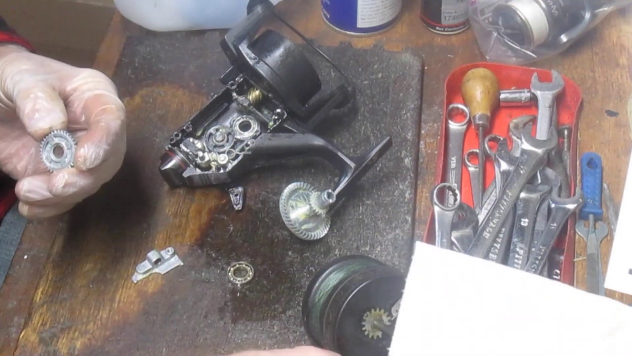 Shimano 4500 Baitrunner take apart and service 