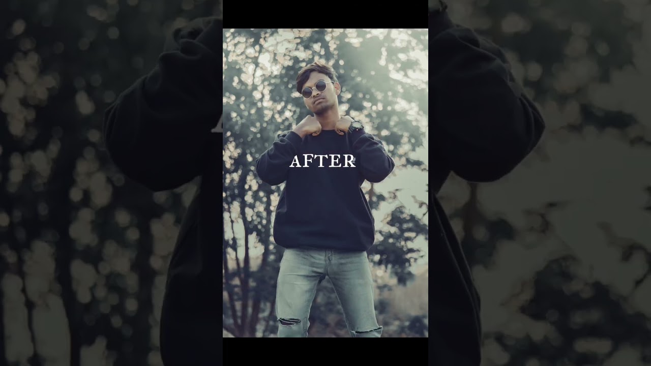 Before/After Colour grading..use Lightroom mobile 