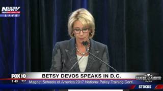 FNN: Secretary of Education BETSY DEVOS Speaks at Event in D.C.