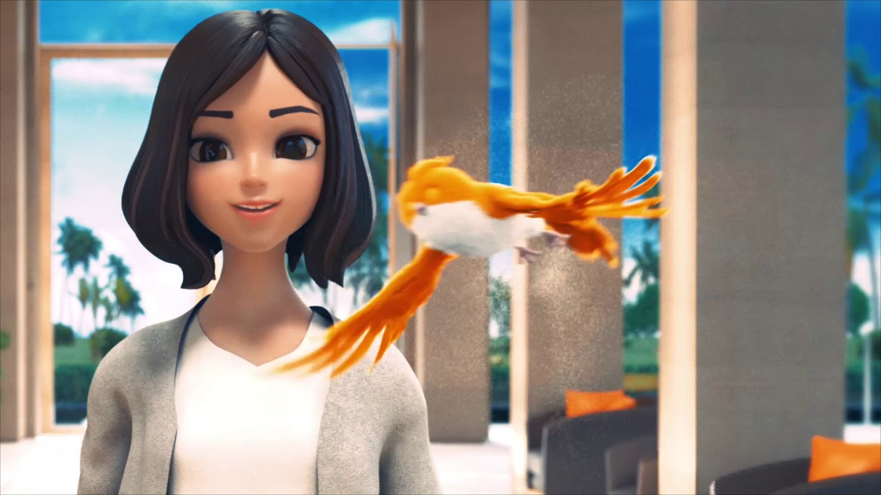 Singapore Airlines KrisFlyer 3D Animation 