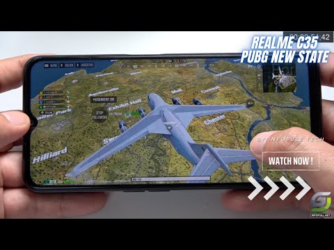 Realme C35 test game PUBG NEW STATE