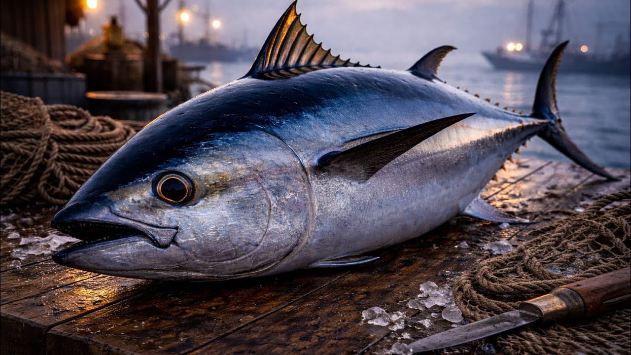 Tuna Cutting Show – Skill & Precision in Real Time