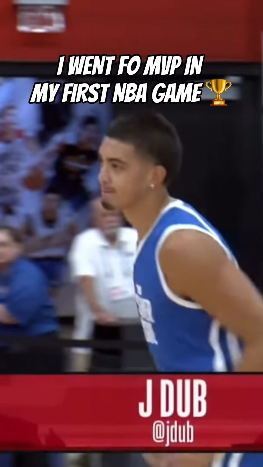 WENT CRAZY IN MY FIRST NBA GAME ?