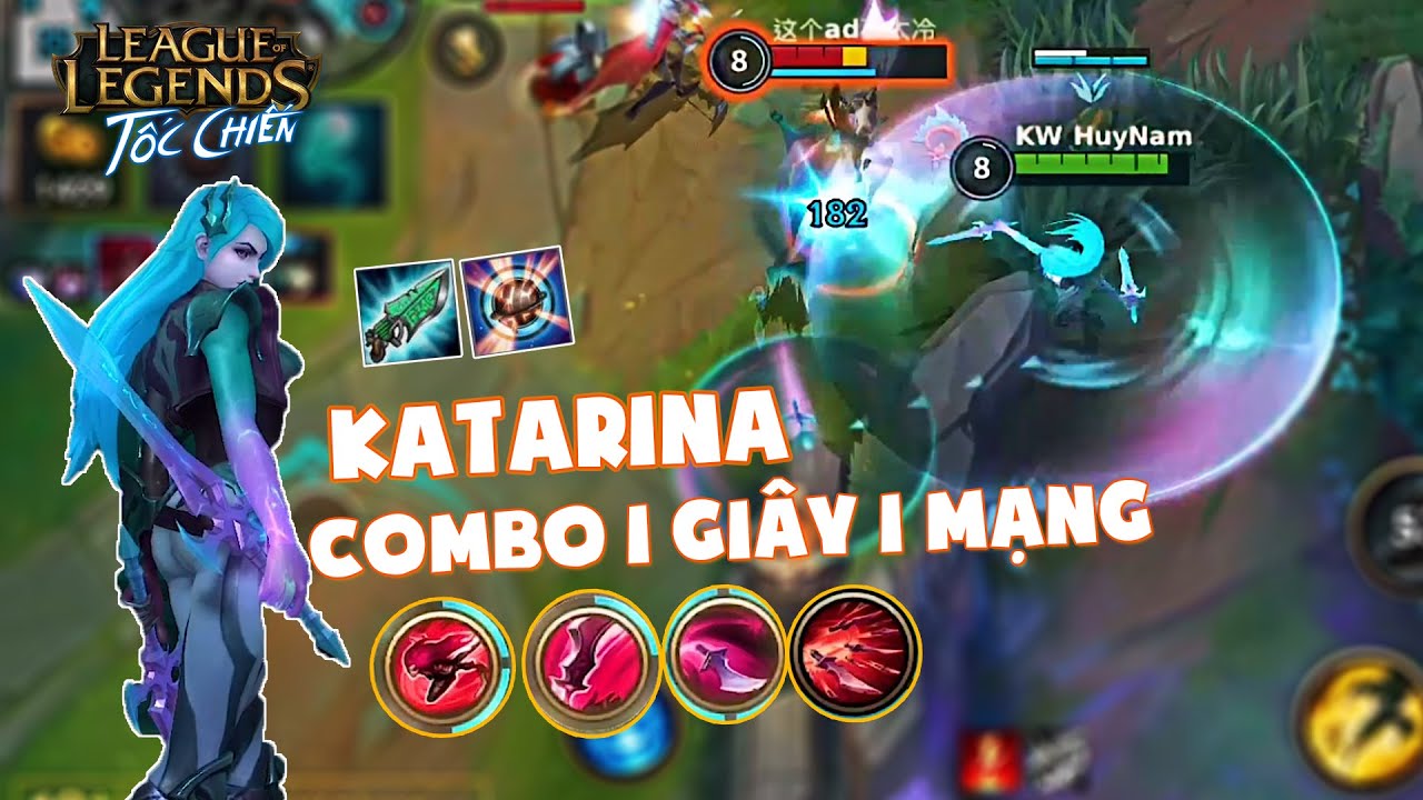 Liên Minh : Tốc Chiến | Katarina Lỗi À ? Combo 1 Giây 1 Mạng Team Bạn Không Hiểu Chuyện Gì