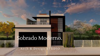 Sobrado MODERNO em terreno 10x25m- passeio virtual - Parte 01( TERREO)