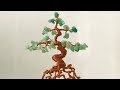 How To Make Mini Bonsai Tree Copper Wire Part 01