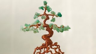 How To Make Mini Bonsai Tree Copper Wire Part 01