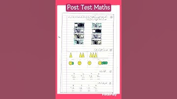 @FLN Maths#Class 2#Post Test#Maths#2025-26#