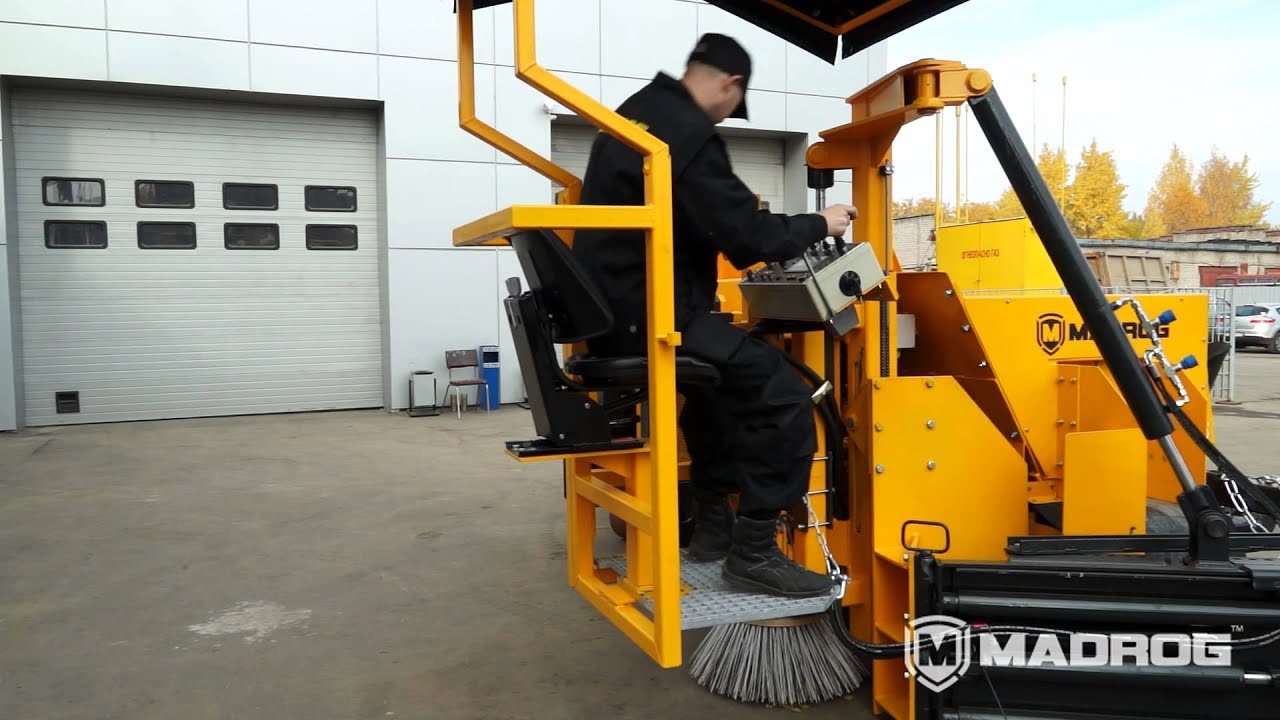 Укладчик-отсыпщик обочин Madrog. part 1