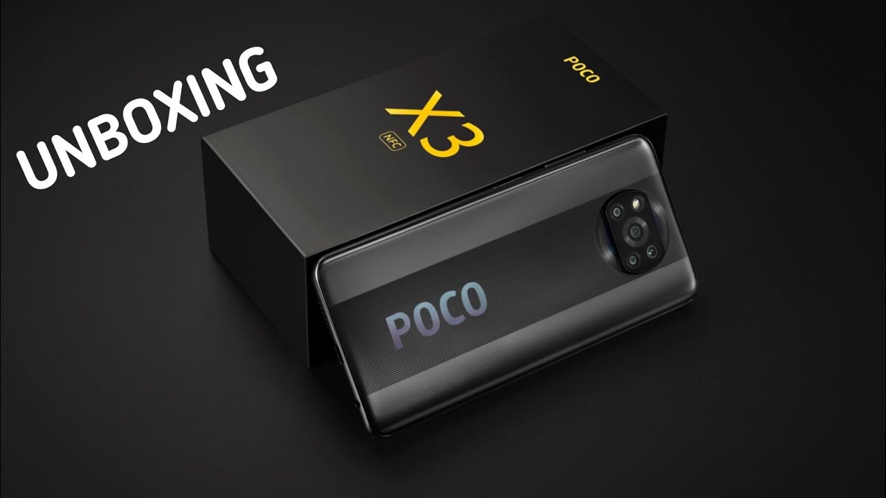 Poco Unboxing POCO X3 NFC - Unboxing | Specifications | First Look | 4x4 Unbox - YouTube