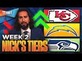Chargers &lsquo;a week from panic&rsquo;, Seahawks &lsquo;halfway to history&rsquo;, Are the Chiefs atop Nick&rsquo;s Tiers? | FTF