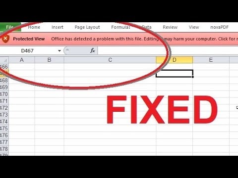 How To Disable Protected View In Ms Excel Or Word Fixed Youtube