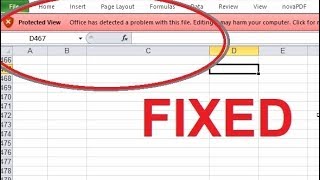 How to Disable protected view in MS EXCEL or WORD  FIXED