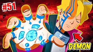 (51) He Awakens the Power of Nine Tailed Monster Inside Him Explained in Hindi || Boruto ||